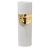 Vaso David's Lips bianco e oro