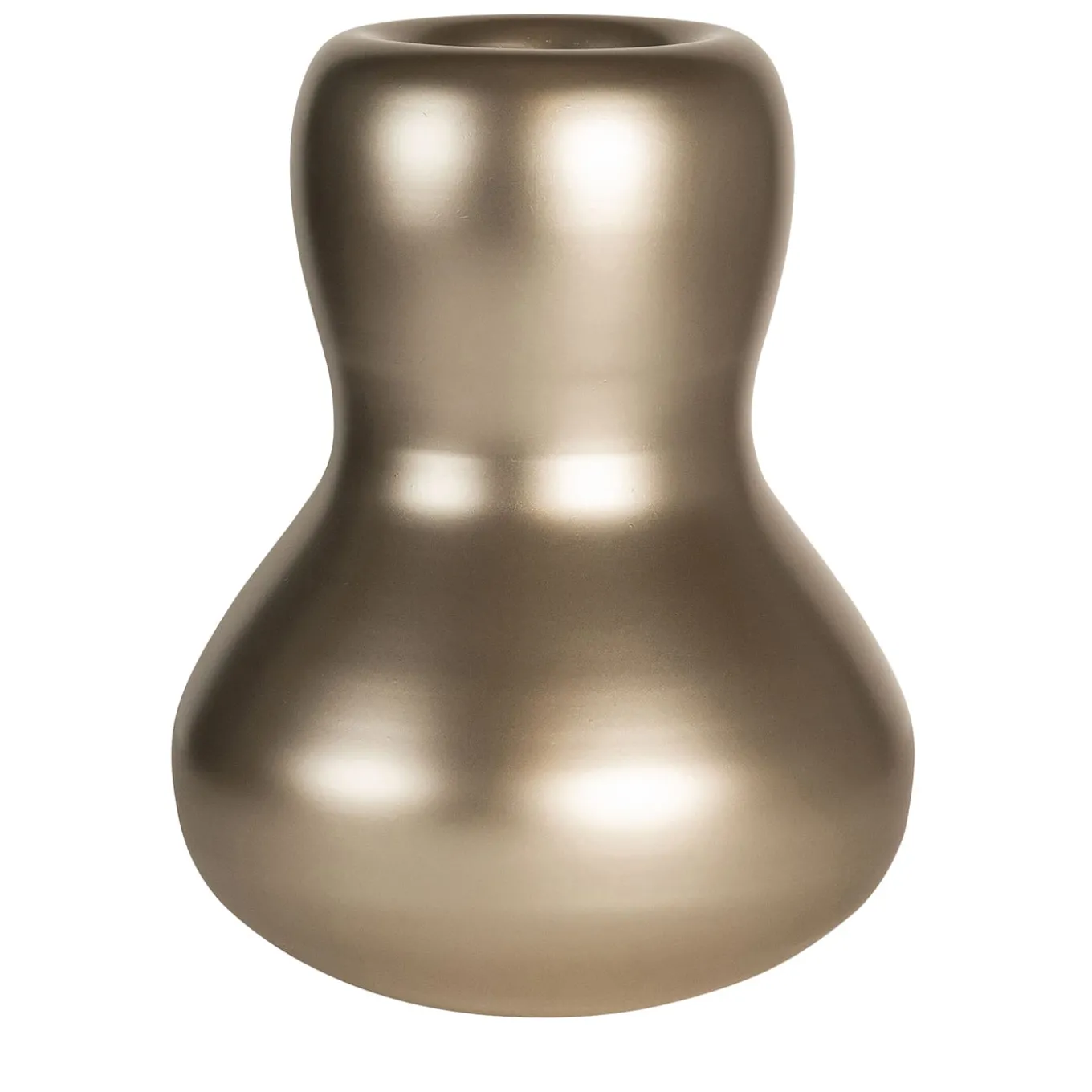Vaso decorativo Bean Satin Beige #1