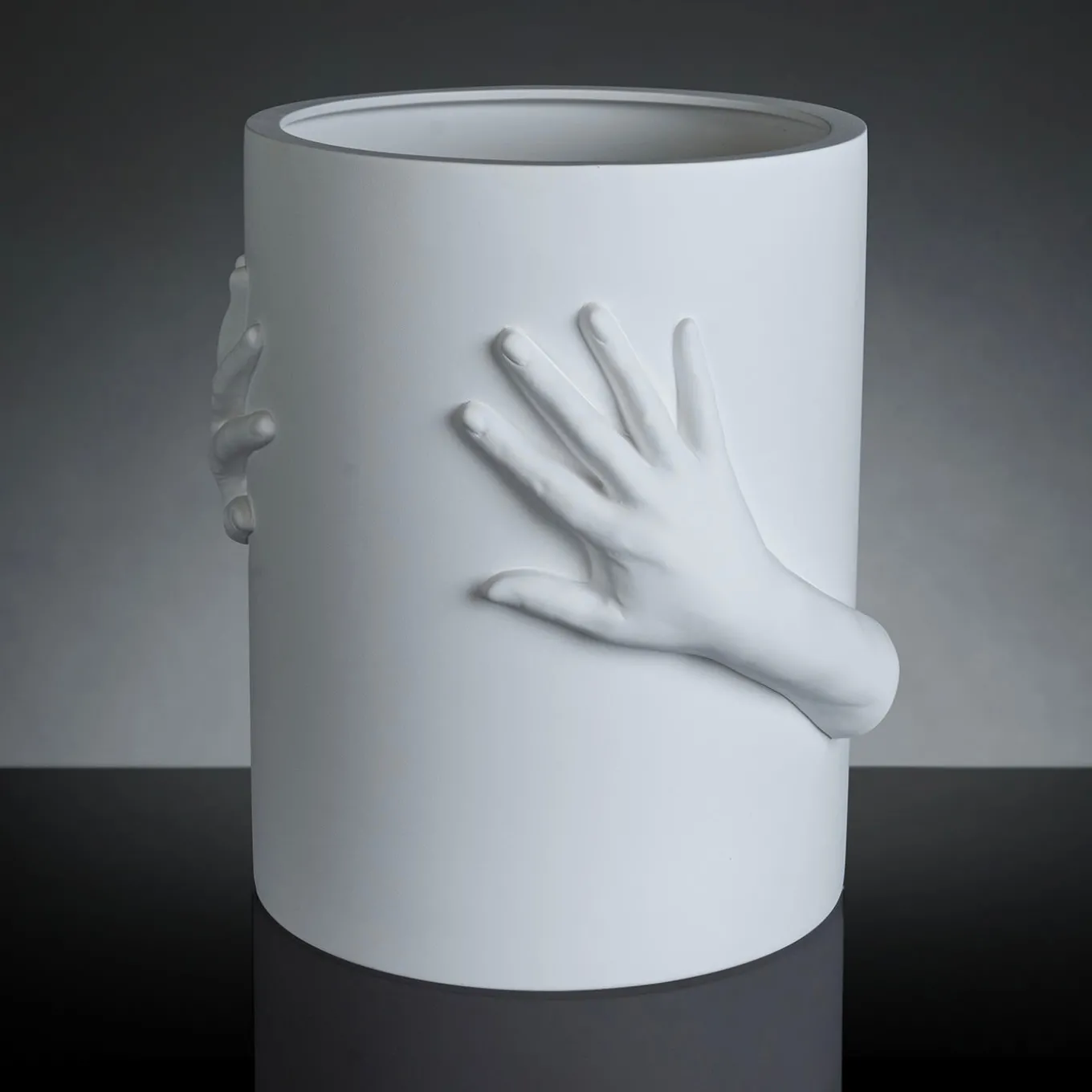 Vaso decorativo bianco Obice David's Hands