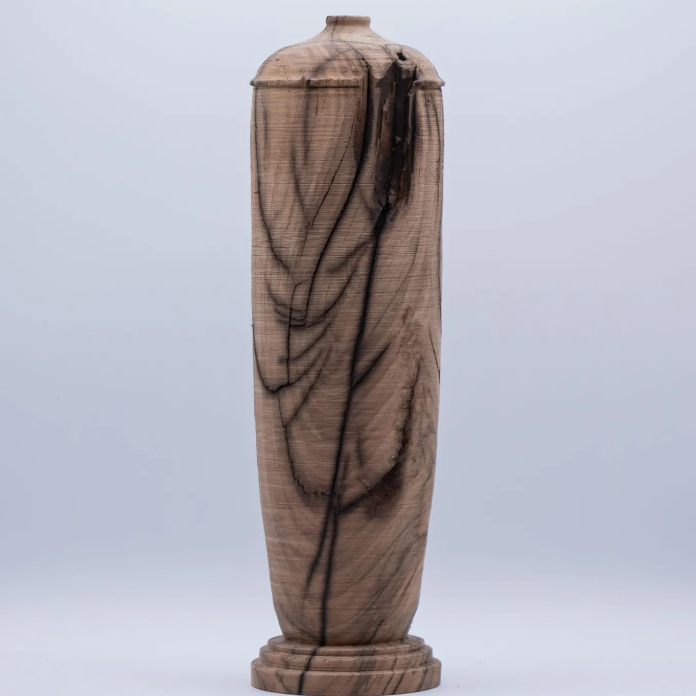 Vaso decorativo in legno