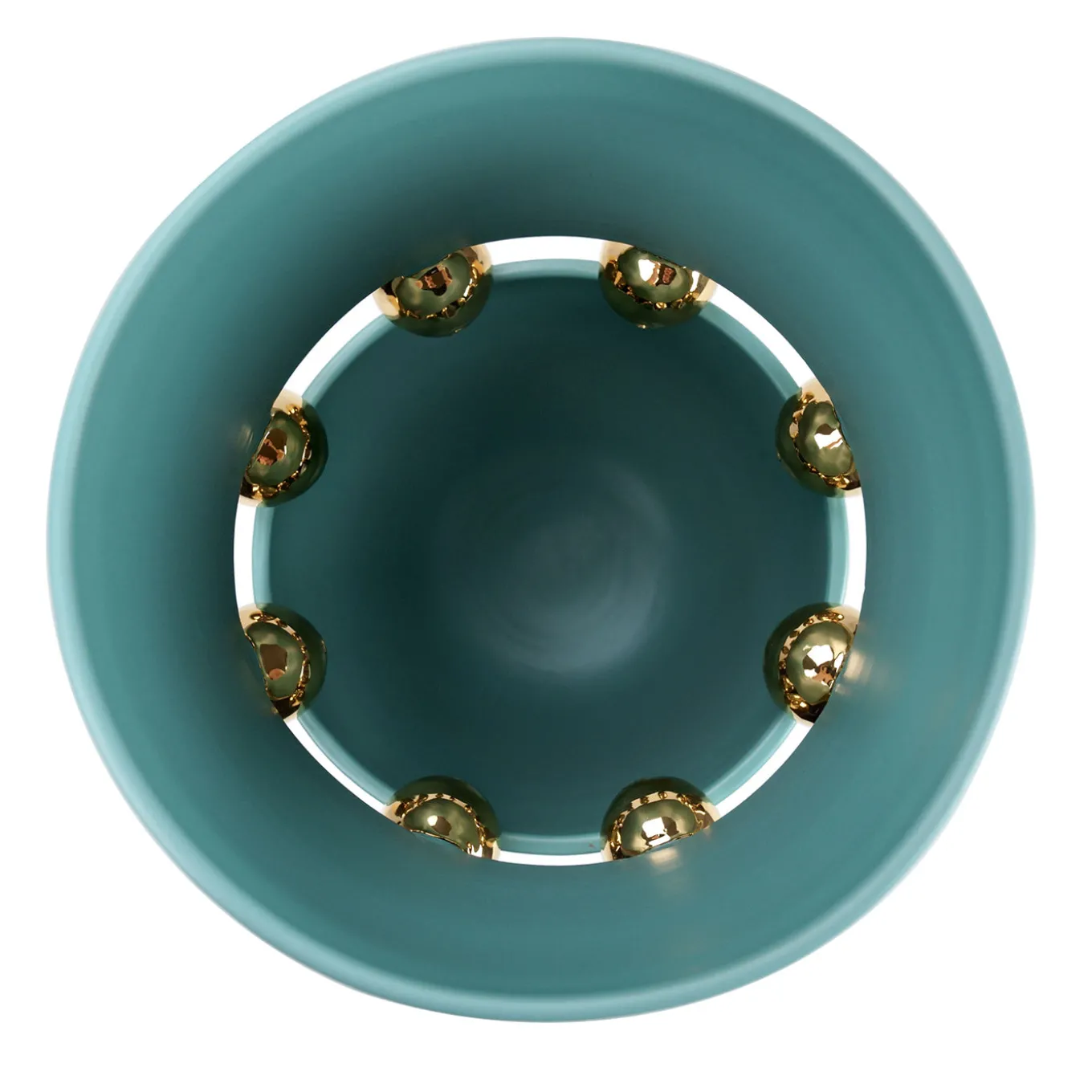 Vaso Decorativo Kósmos Aquamarine in Ceramica