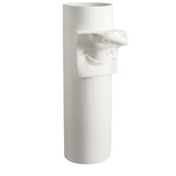 Vaso decorativo Obice David's Eye bianco