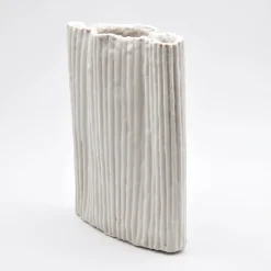 Vaso Decorativo Paesaggio 18 #1 bianco di Nino Basso