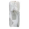 Vaso di vetro grigio a secchiello