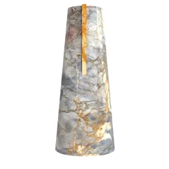 Vaso Elara Breccia di Versailles e Giallo Siena