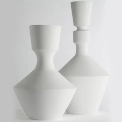 Vaso Extralarge in argilla bianco opaco