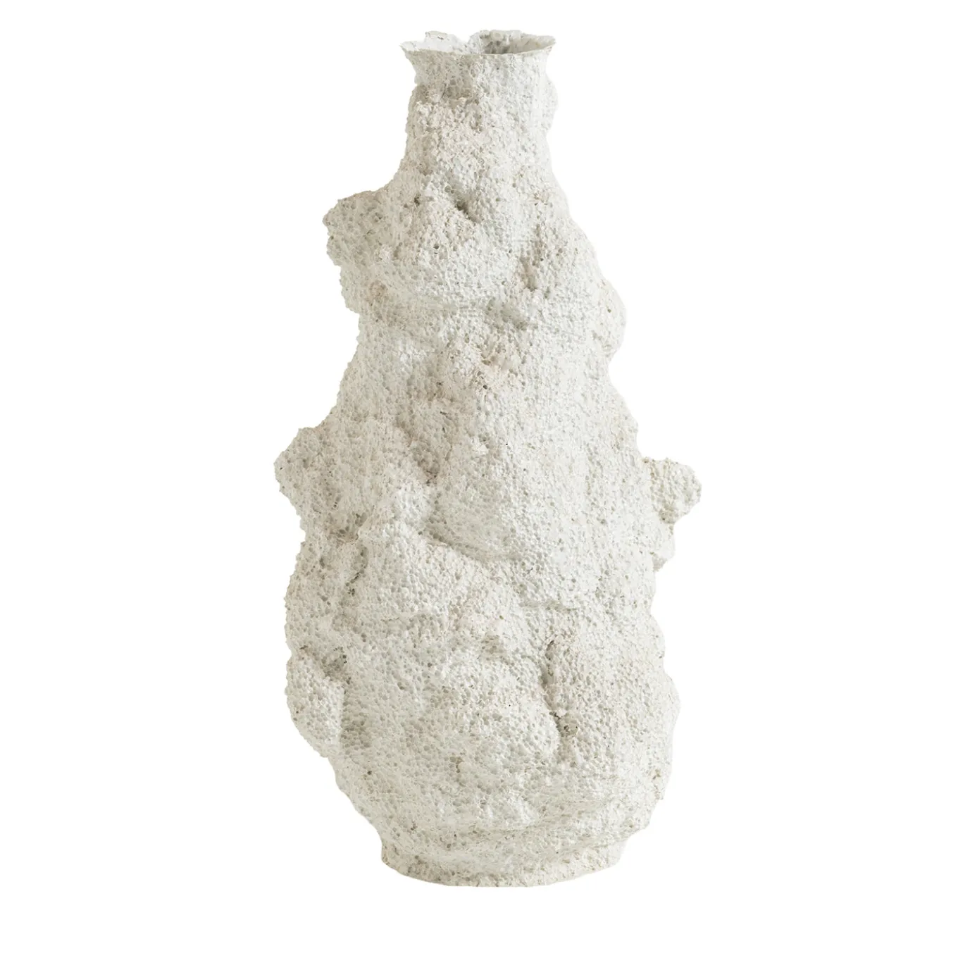 Vaso Far Deep Void SWN1 Bianco in calcestruzzo