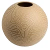 Vaso giallo Arkadia di Stefania Vasques