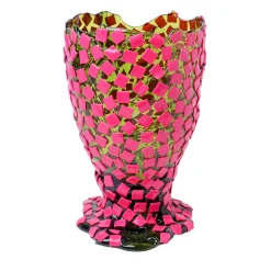 Vaso Grande Rock Verde e Fucsia di Gaetano Pesce