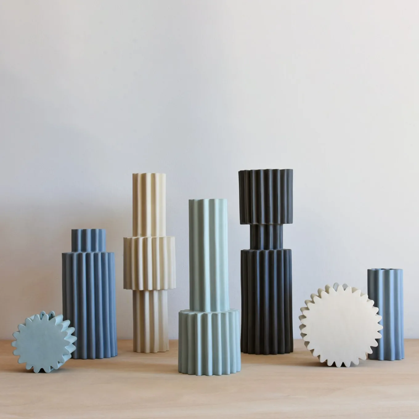 Vaso Grigio Clessidra