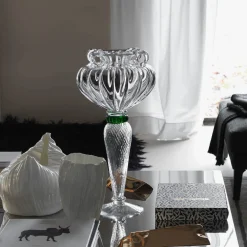 Vaso Hera trasparente e verde di Borek Sipek