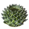 Vaso in ceramica verde Asterion