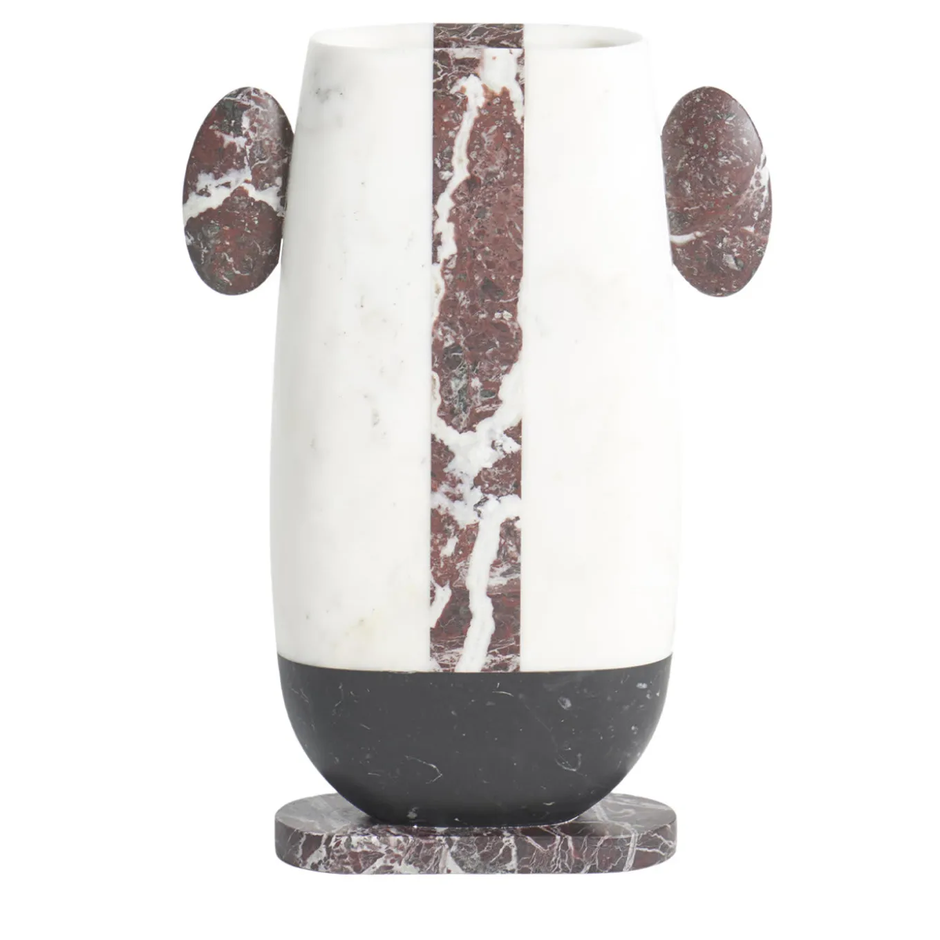 Vaso in marmo multicolore Pietro di Matteo Cibic