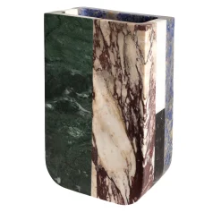Vaso in marmo multicolore Piero di Arthur Arbesser