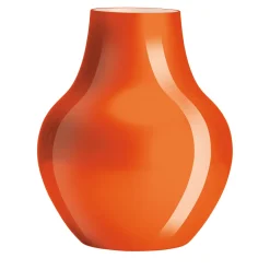 Vaso in Vetro Arancione e Milkwhite Soho