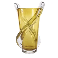 Vaso in vetro di Murano Ambra X