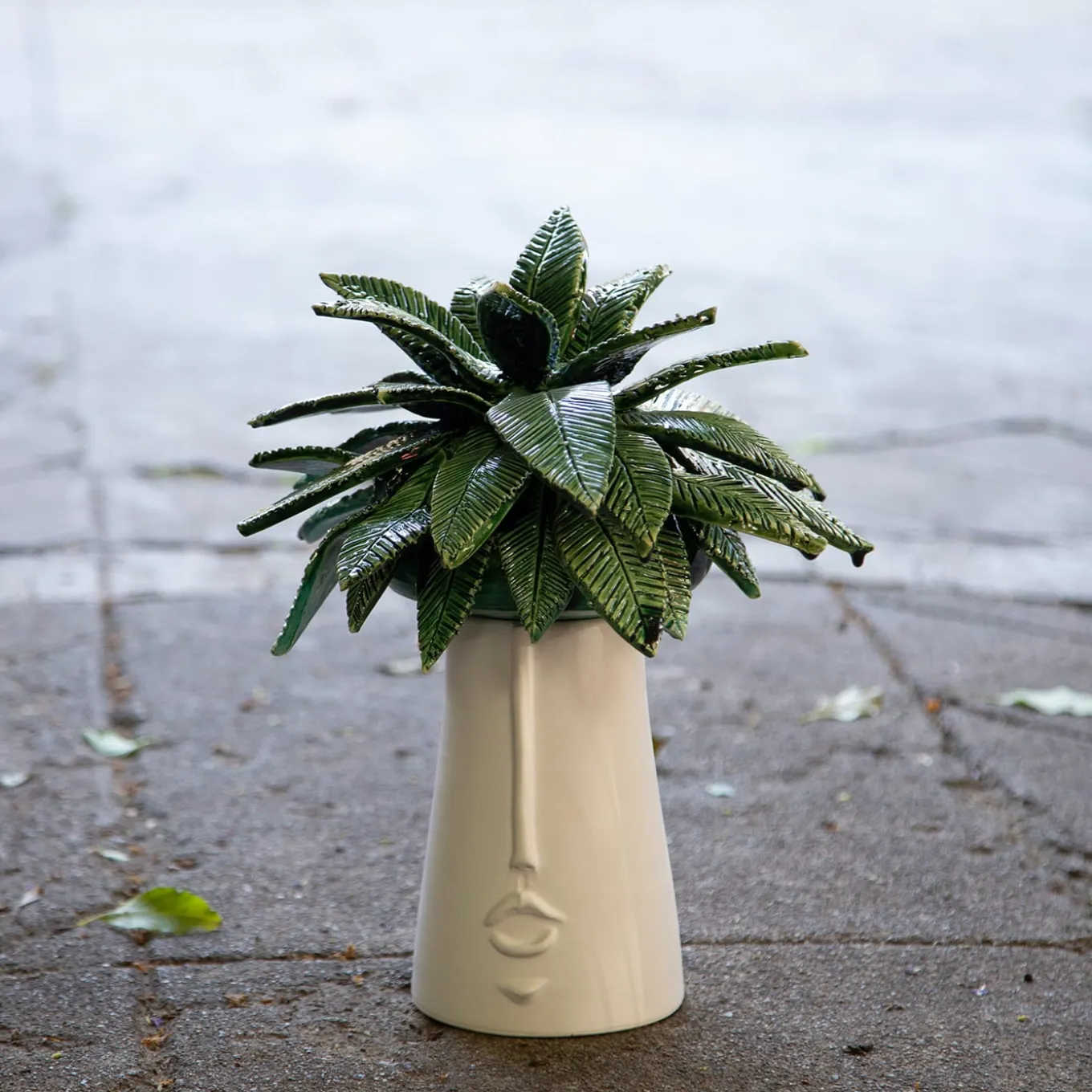Vaso medio La Palma con coperchio