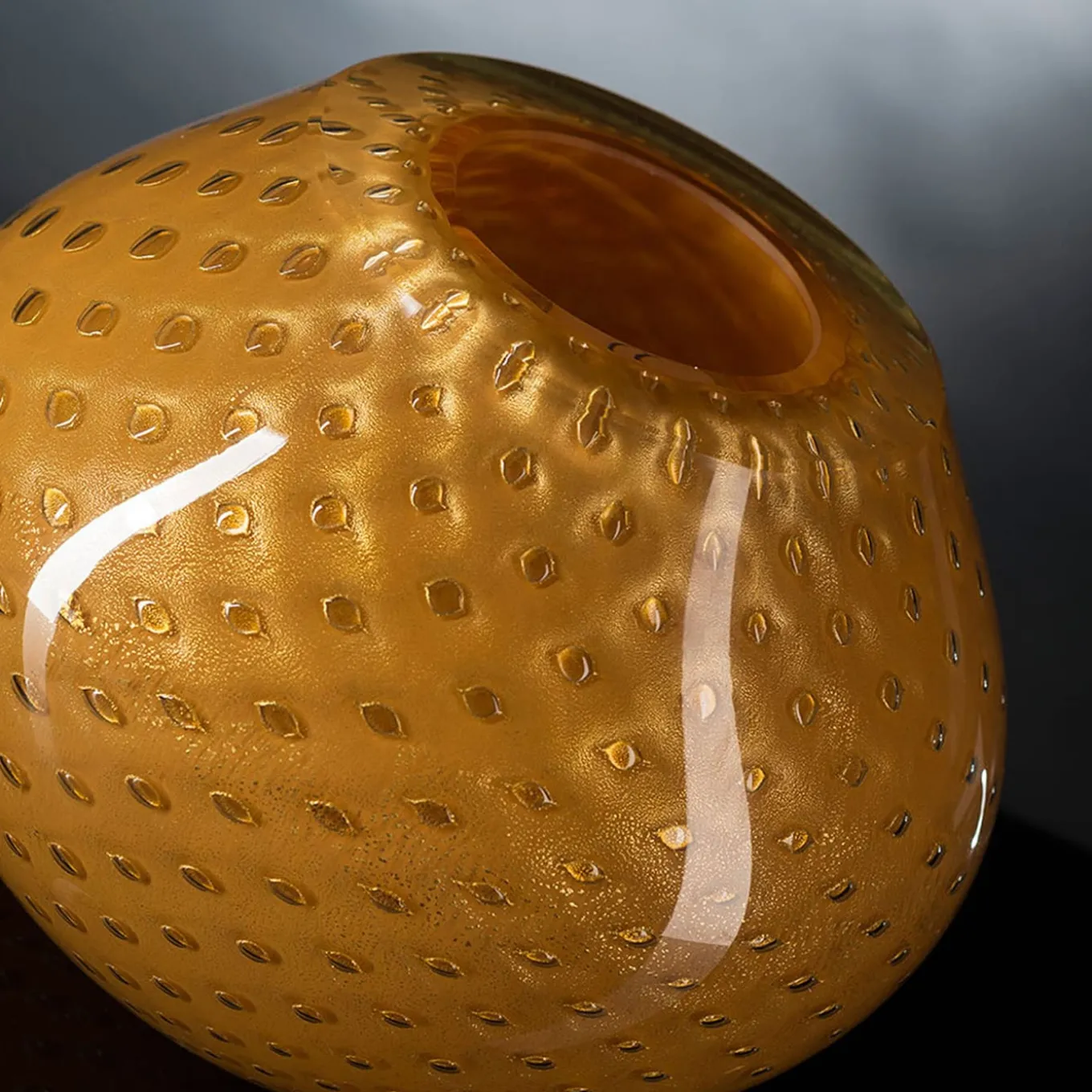 Vaso Mocenigo Sfera oro e arancio