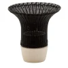 Vaso nero Nodo di Intreccio Lab