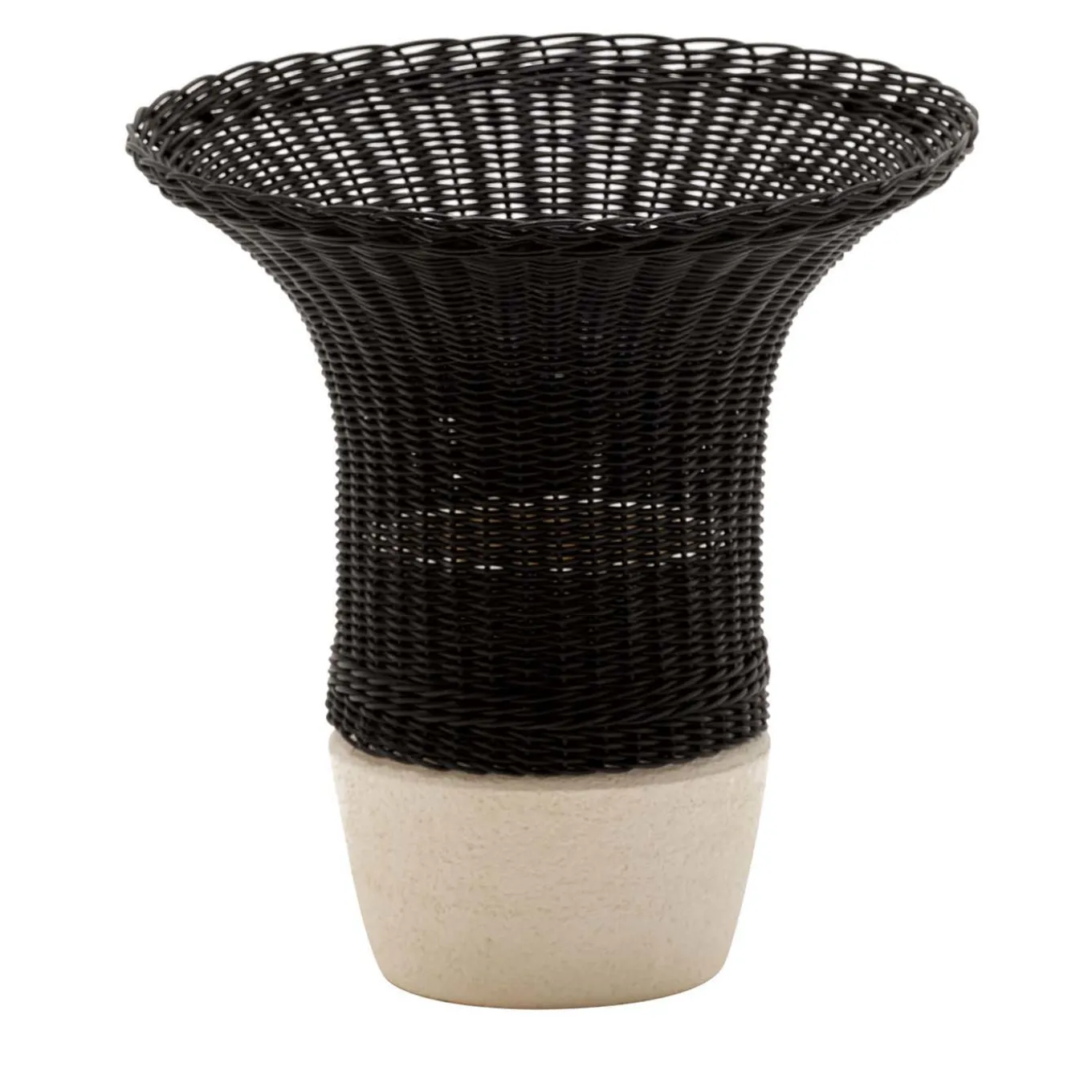Vaso nero Nodo di Intreccio Lab