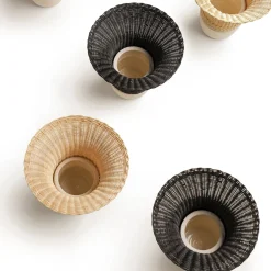 Vaso nero Nodo di Intreccio Lab
