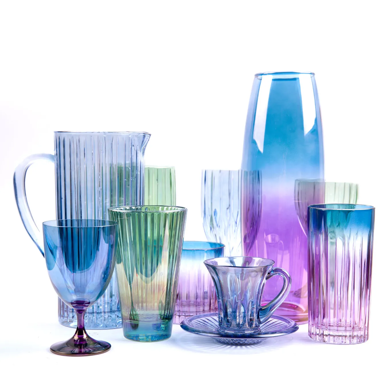 Vaso Ogorek viola-blu