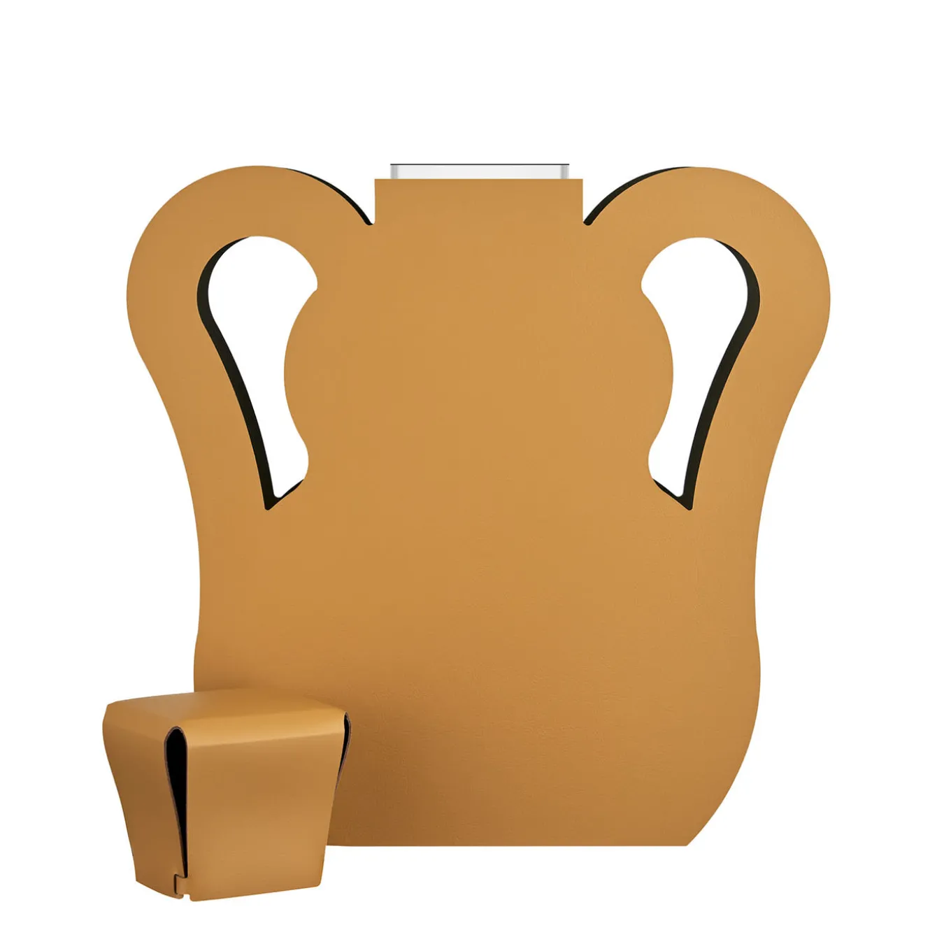Vaso Otto Mustard/Olive di Gianpaolo Venier