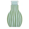 Vaso Otto Striped Sky Blue/Eucalyptus di Gianpaolo Venier