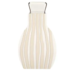 Vaso Otto Striped White/Panna Cotta di Gianpaolo Venier