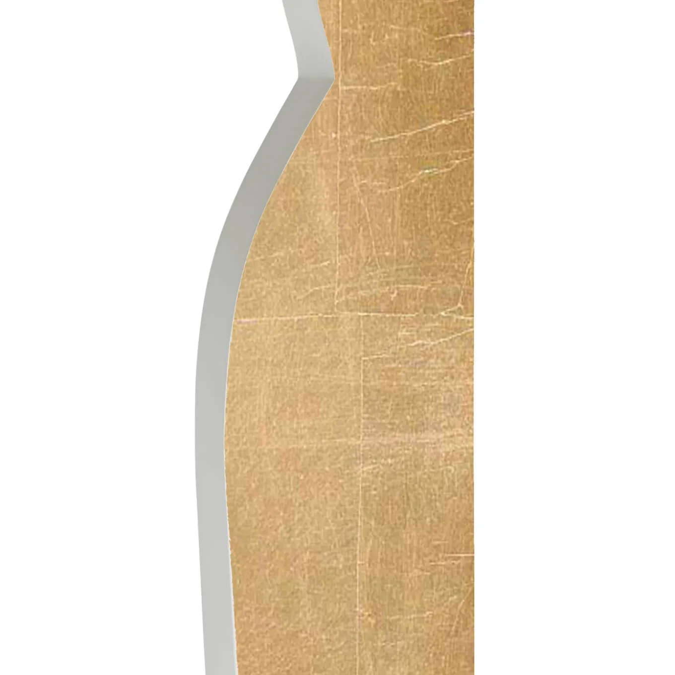 Vaso Pacay alto con foglia d'oro