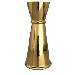 Vaso per fiori in terracotta Ginza Jigger Brass