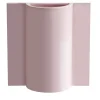 Vaso Queen in ceramica rosa