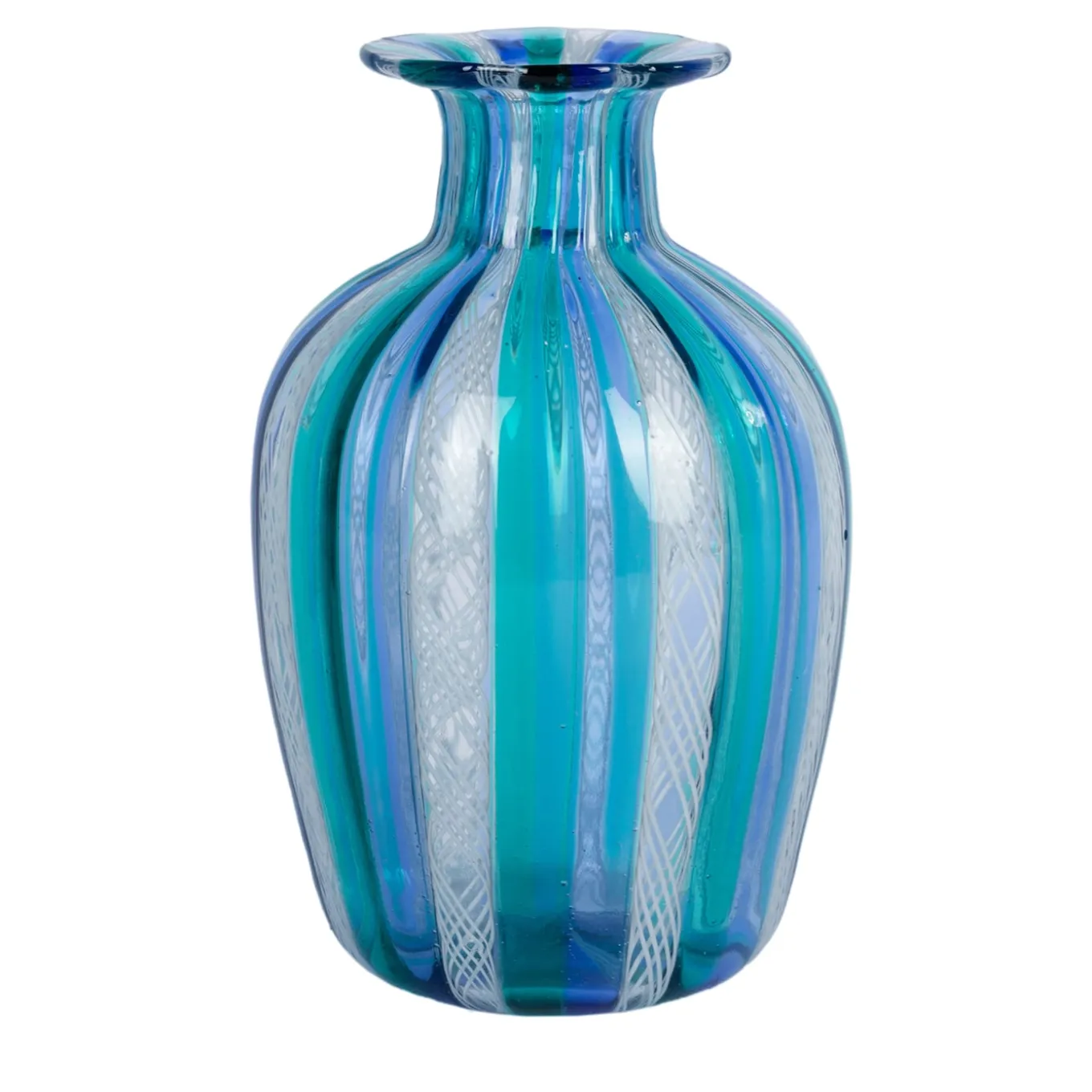 Vaso Reticello blu