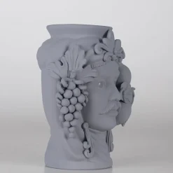 Vaso Sasà grigio chiaro