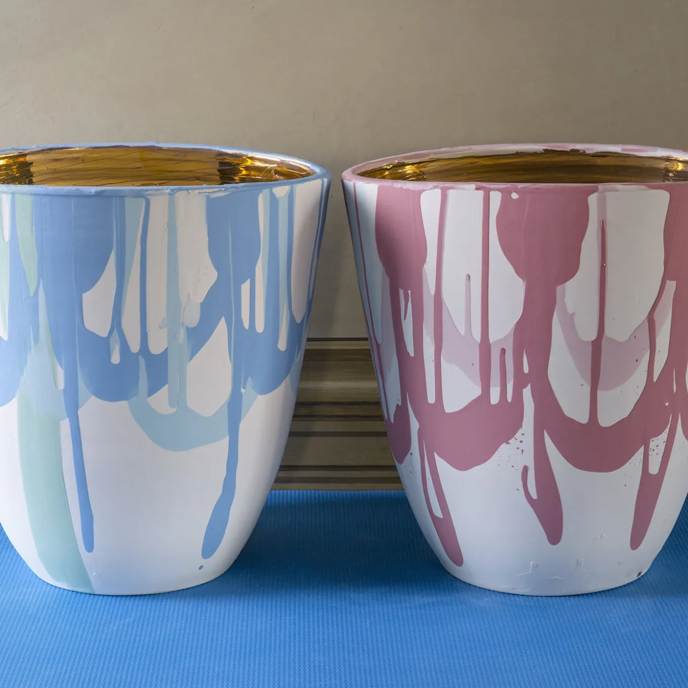 Vaso Siena e oro