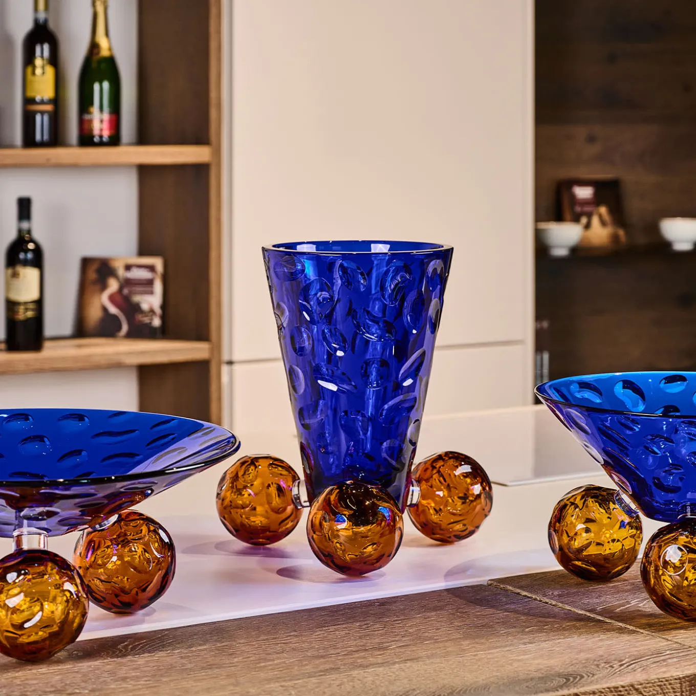 Vaso sospeso a bolle d'aria