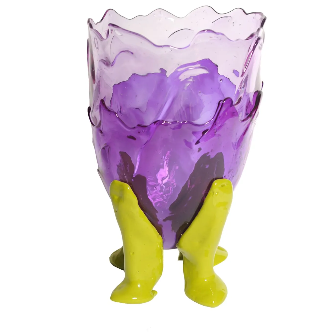 Vaso trasparente Extracolor L di Gaetano Pesce