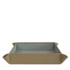 Vassoio a tasca vuota Michelangelo beige e grigio