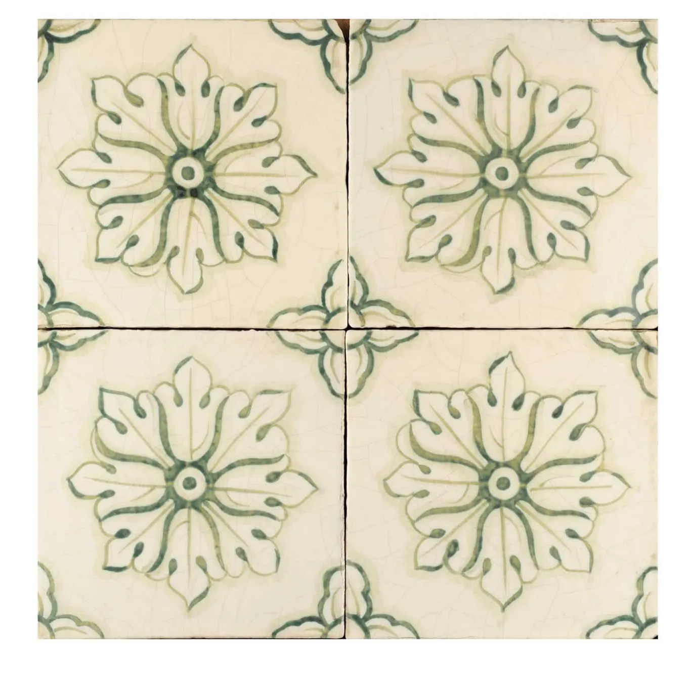 Verde Collina Set di 4 piastrelle #7