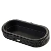 Videopoche ovale nera grande