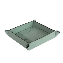 Vide-Poche Michelangelo Butterfly in pelle verde smeraldo
