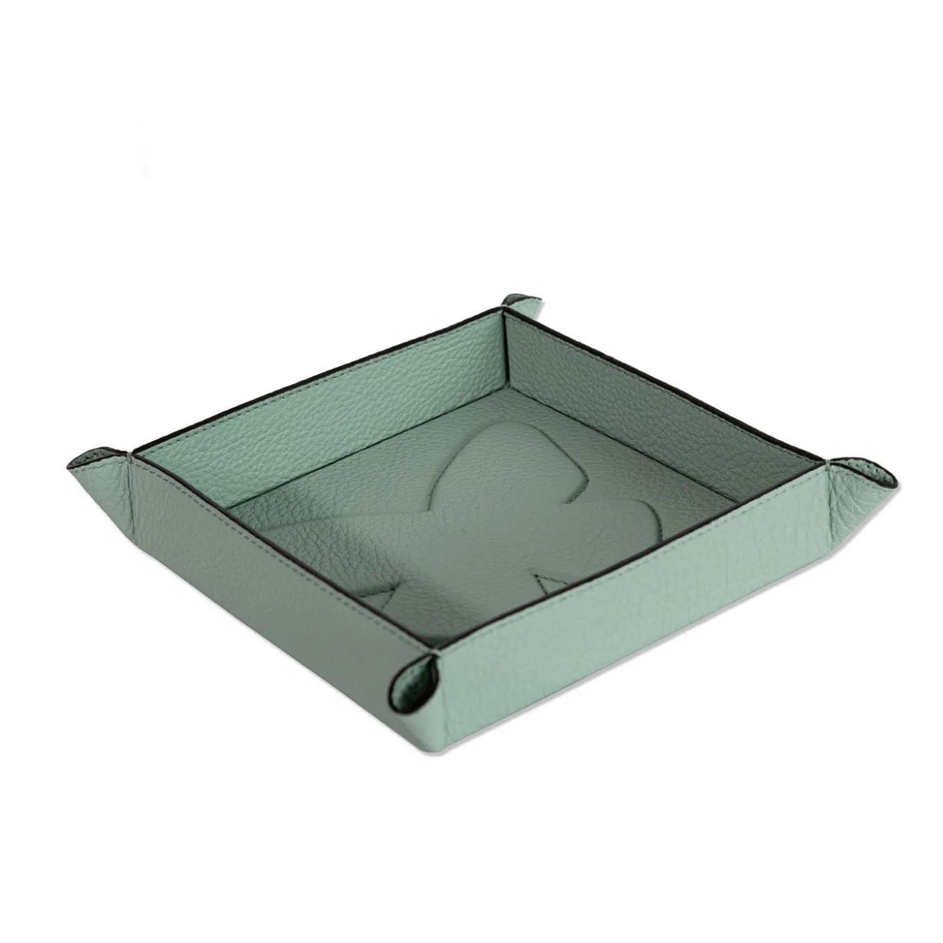 Vide-Poche Michelangelo Butterfly in pelle verde smeraldo